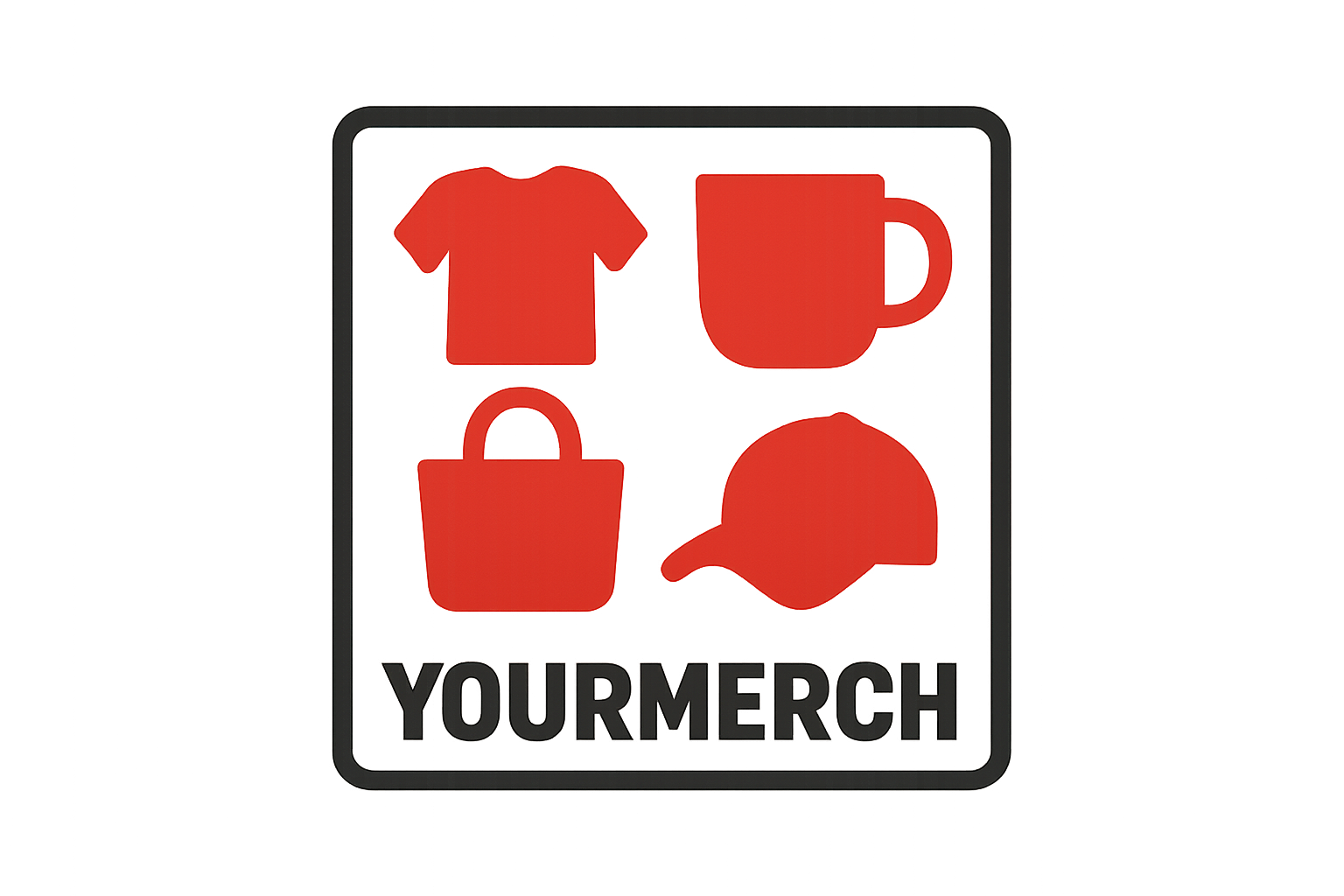 Logo de una marca de consumo que desarrolla merchandising personalizado