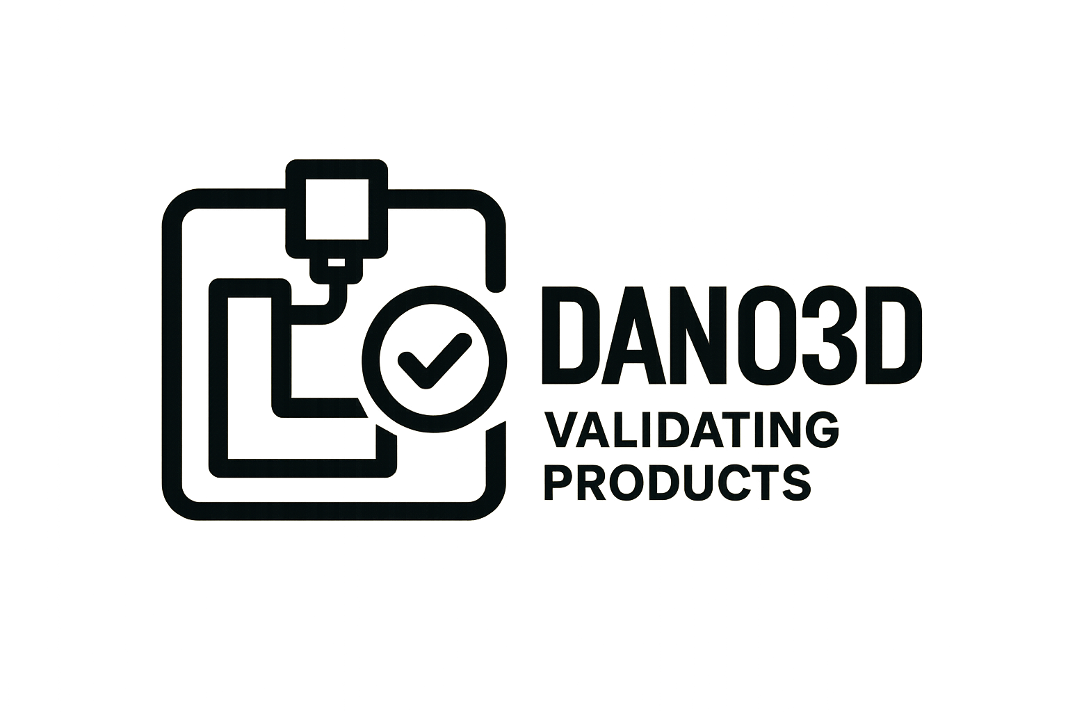 Logo de una startup de diseño industrial que valida productos con DANO3D